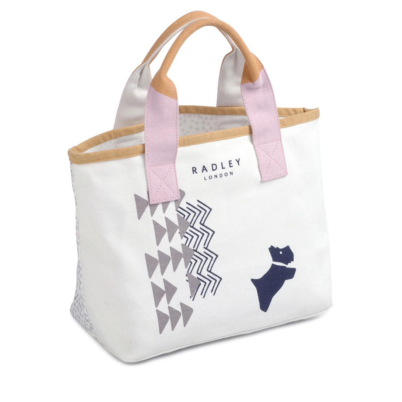 radley small canvas grab bag
