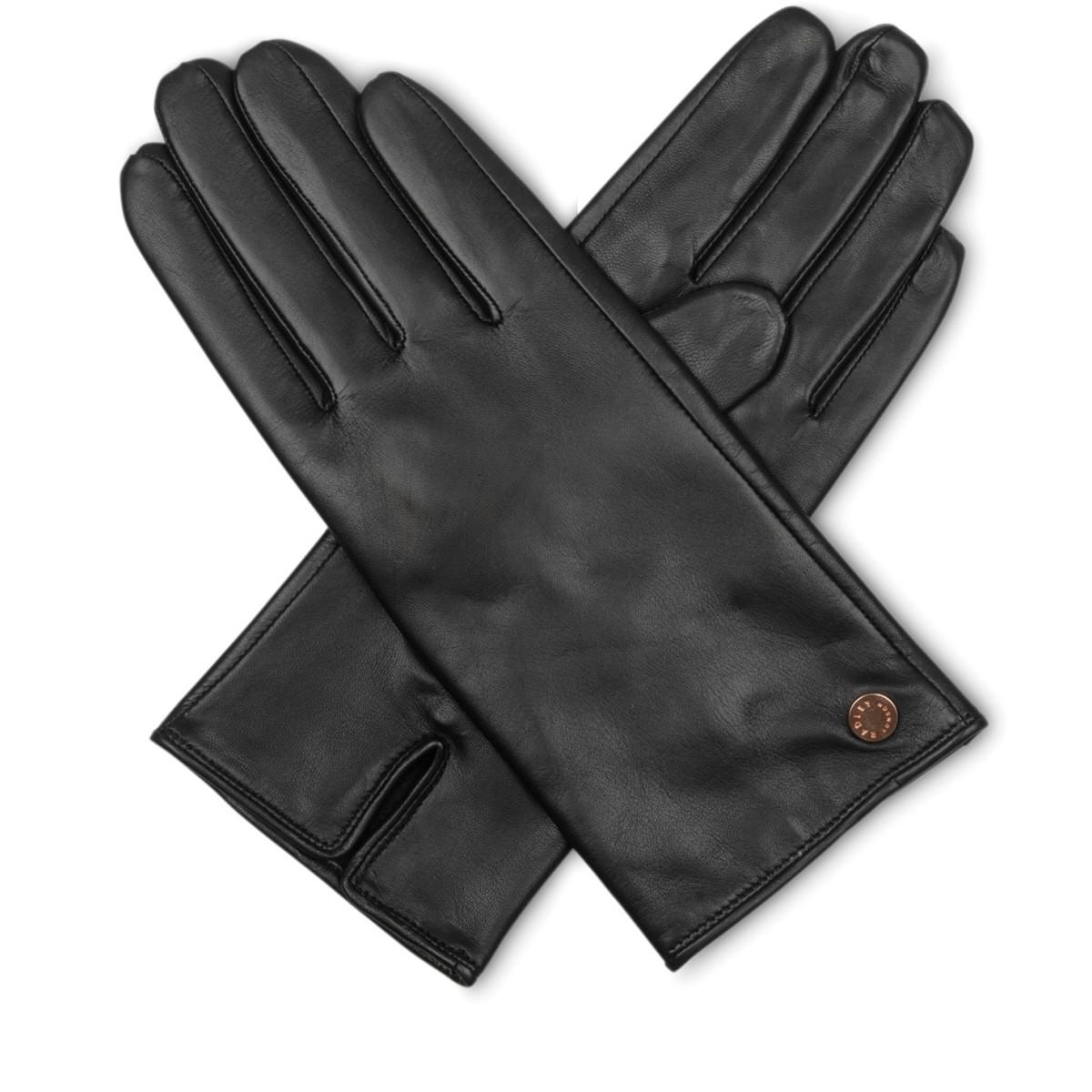 Radley Leather Gloves Large Gloves in Black - Lyst