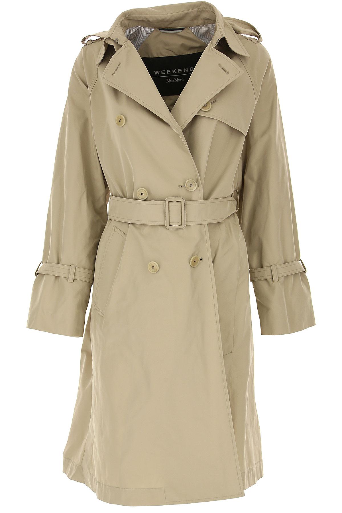 Max Mara Synthetic Women's Coat On Sale in Beige (Natural) - Lyst