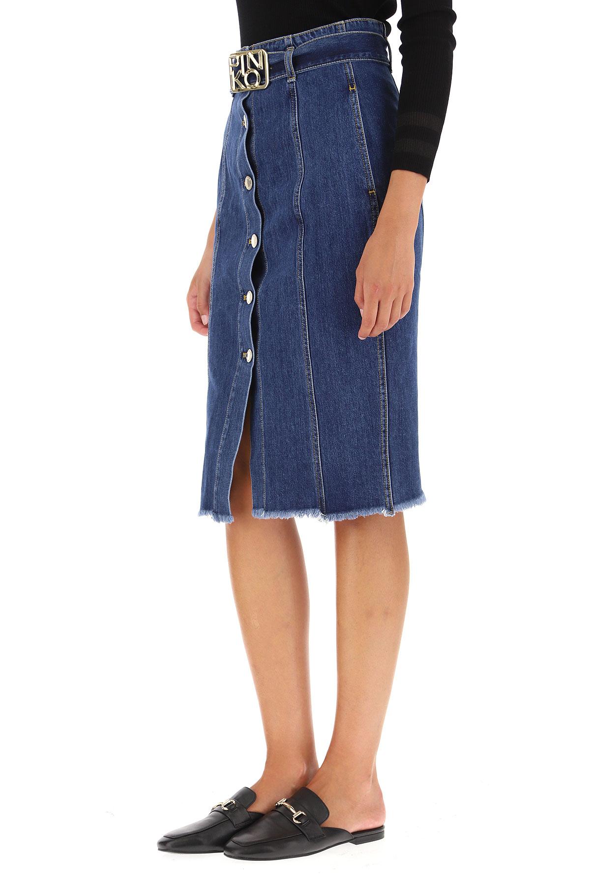 Pinko Skirt For Women in Denim (Blue) - Lyst