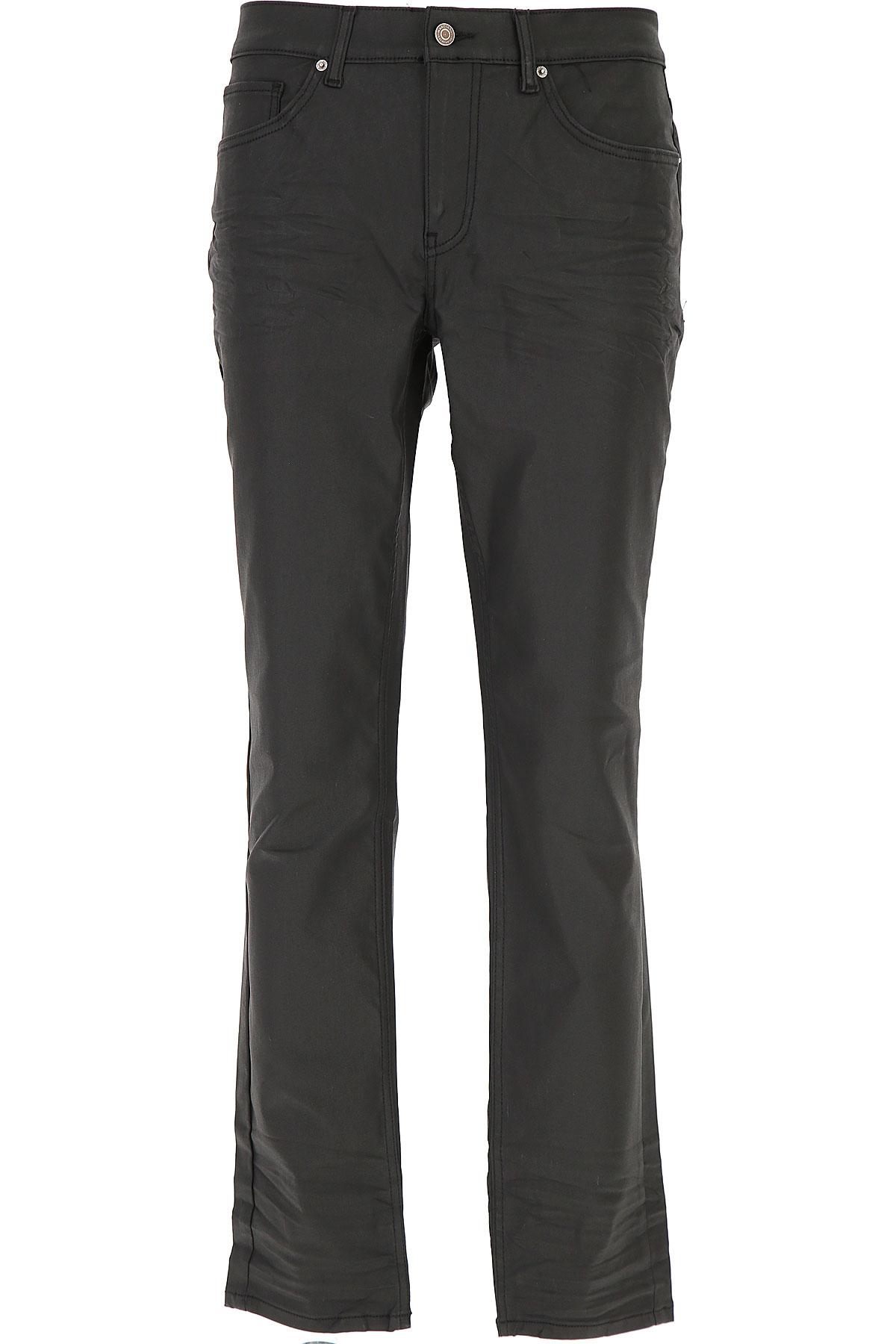Guess Tejido Sintetico Pantalones De Hombre En Negro Para Hombre