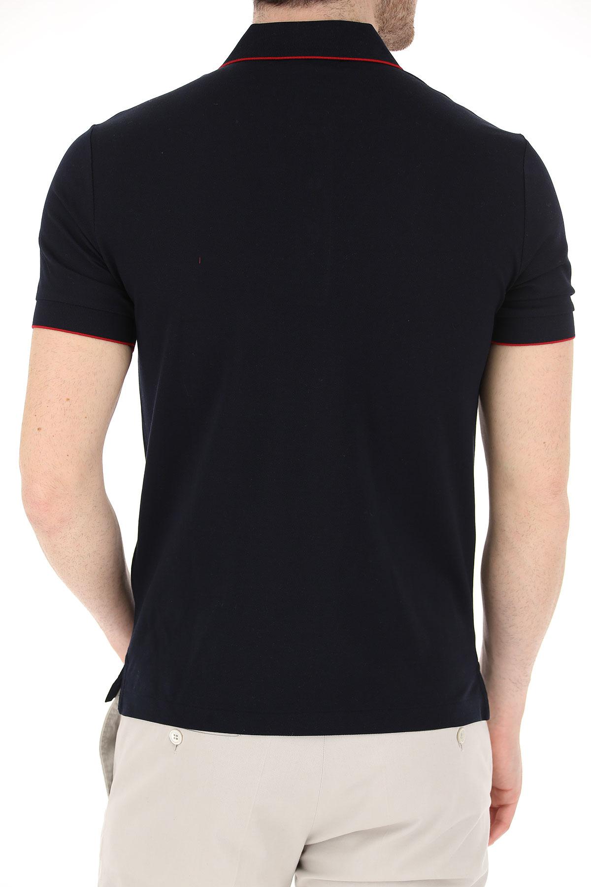 Burberry Cotton Polo Shirt For Men On Sale in Dark Navy Blue (Blue) for Men - Lyst