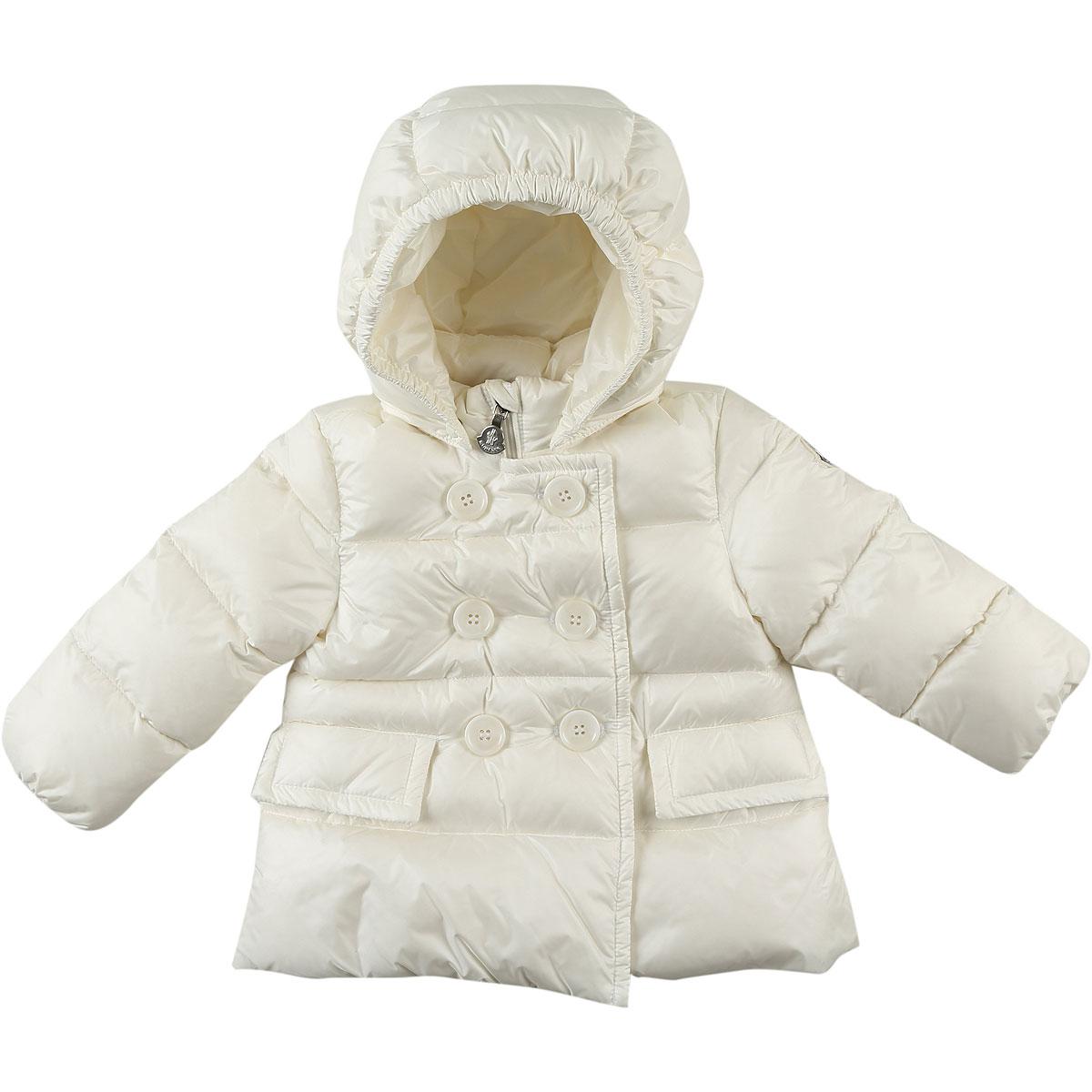 Moncler Synthetic Baby Down Jacket For Girls On Sale In Outlet in White -  Lyst
