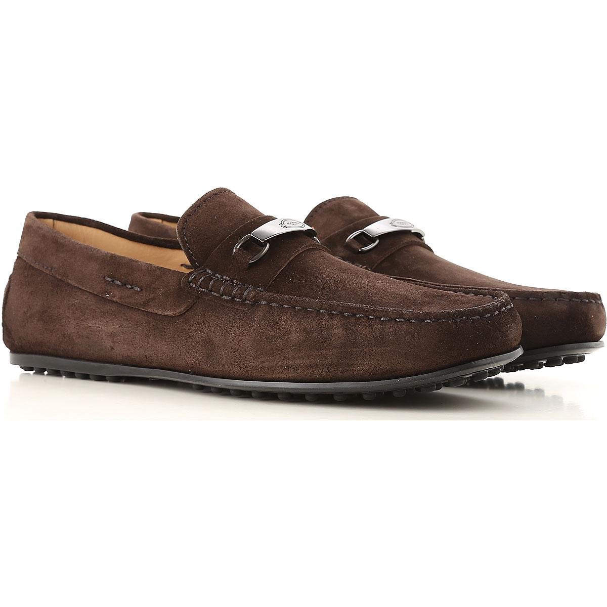 Tod's Leather Loafers For Men On Sale in Dark Brown (Brown) for Men - Lyst