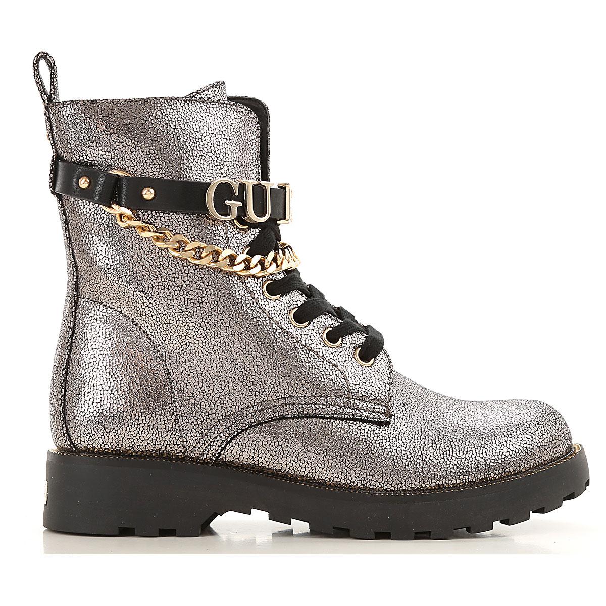 guess silver boots