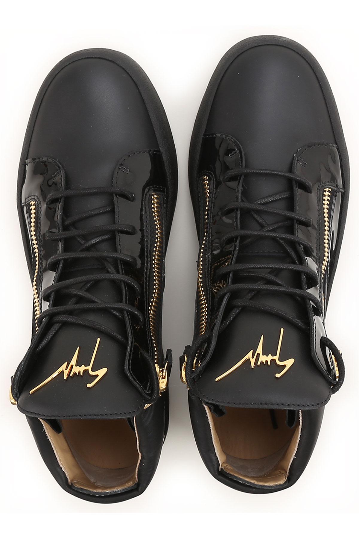 Giuseppe Zanotti Lace Sneakers For Men in Black for Men - Lyst