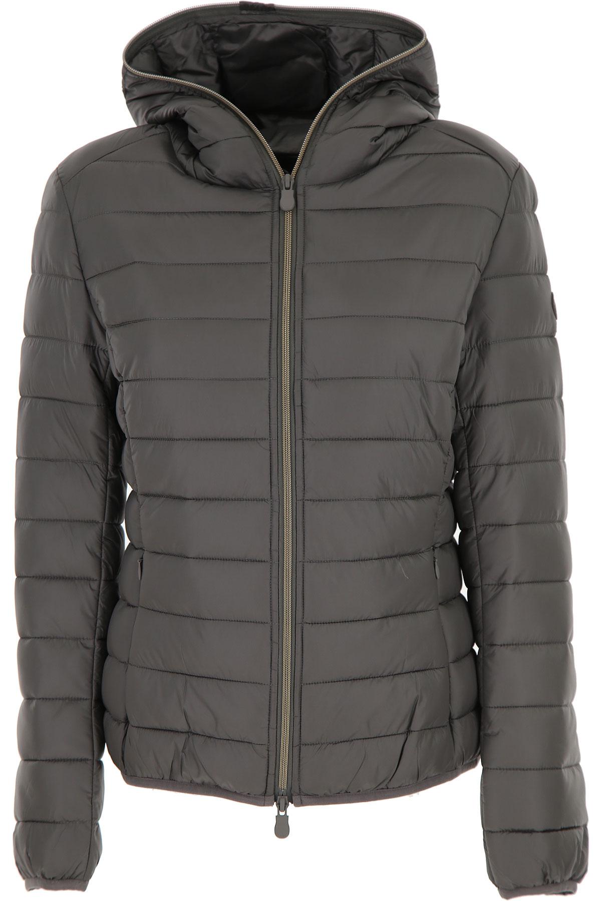 Save the duck synthetic jacket for women in grey black lyst