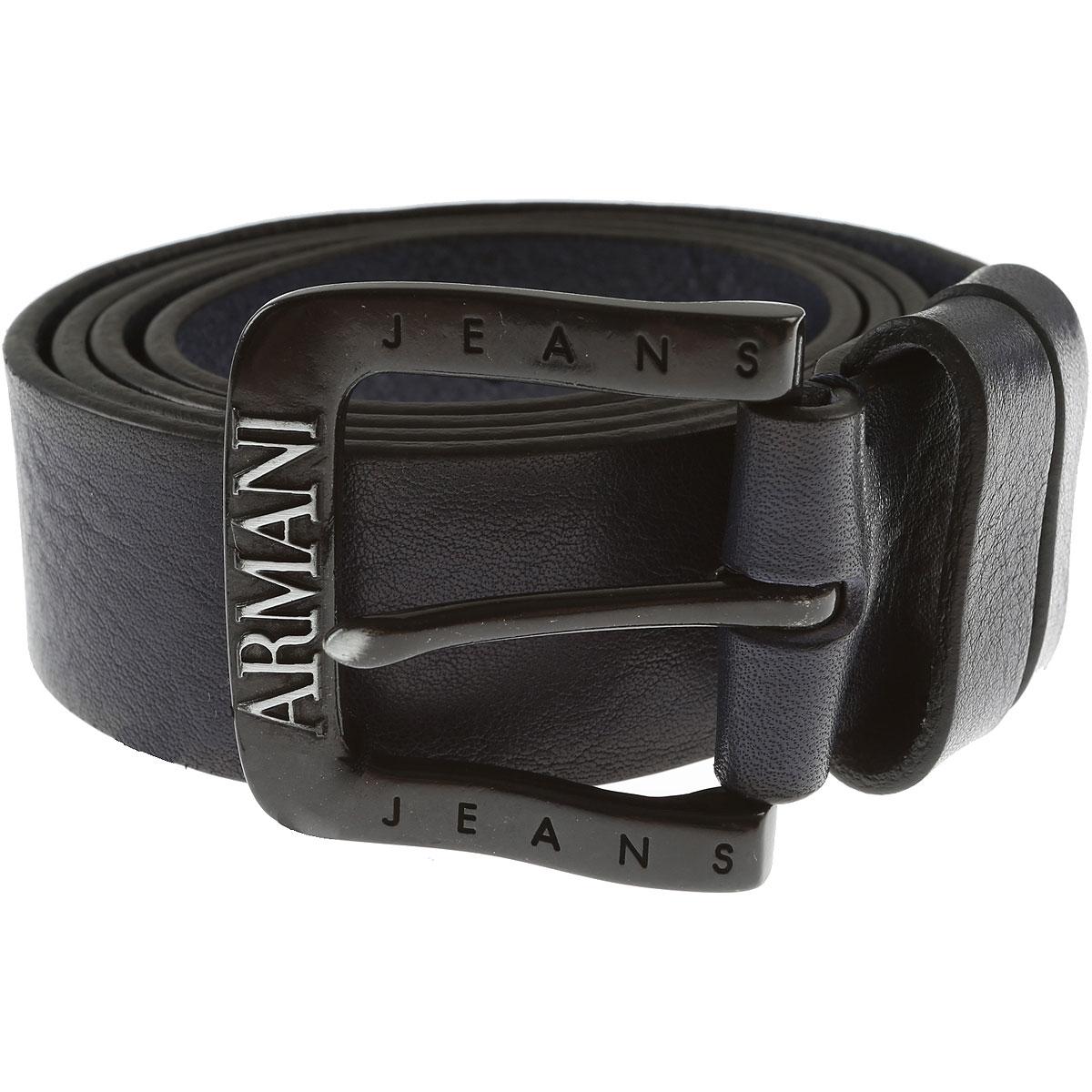 Armani Jeans Leather Mens Belts On Sale 