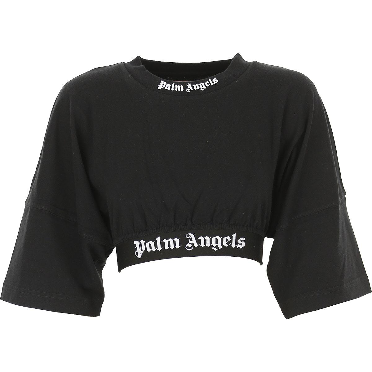 palm angels cropped logo t shirt