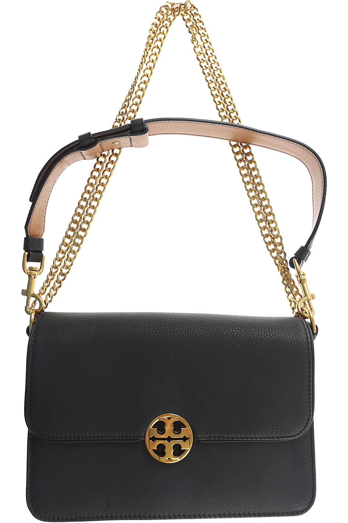 Tory Burch Leather Shoulder Bag For Women On Sale In Outlet In Black Lyst
