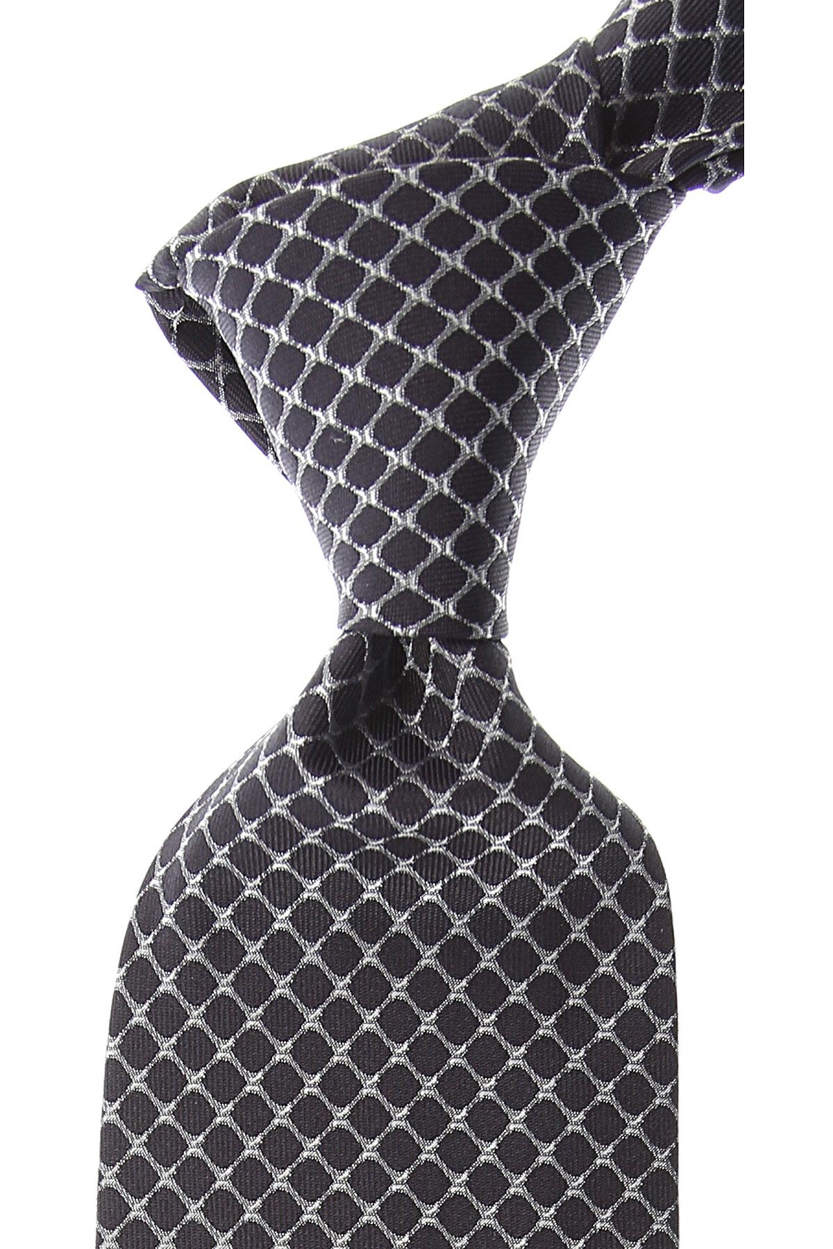 Versace Silk Ties On Sale in Charcoal (Gray) for Men - Lyst