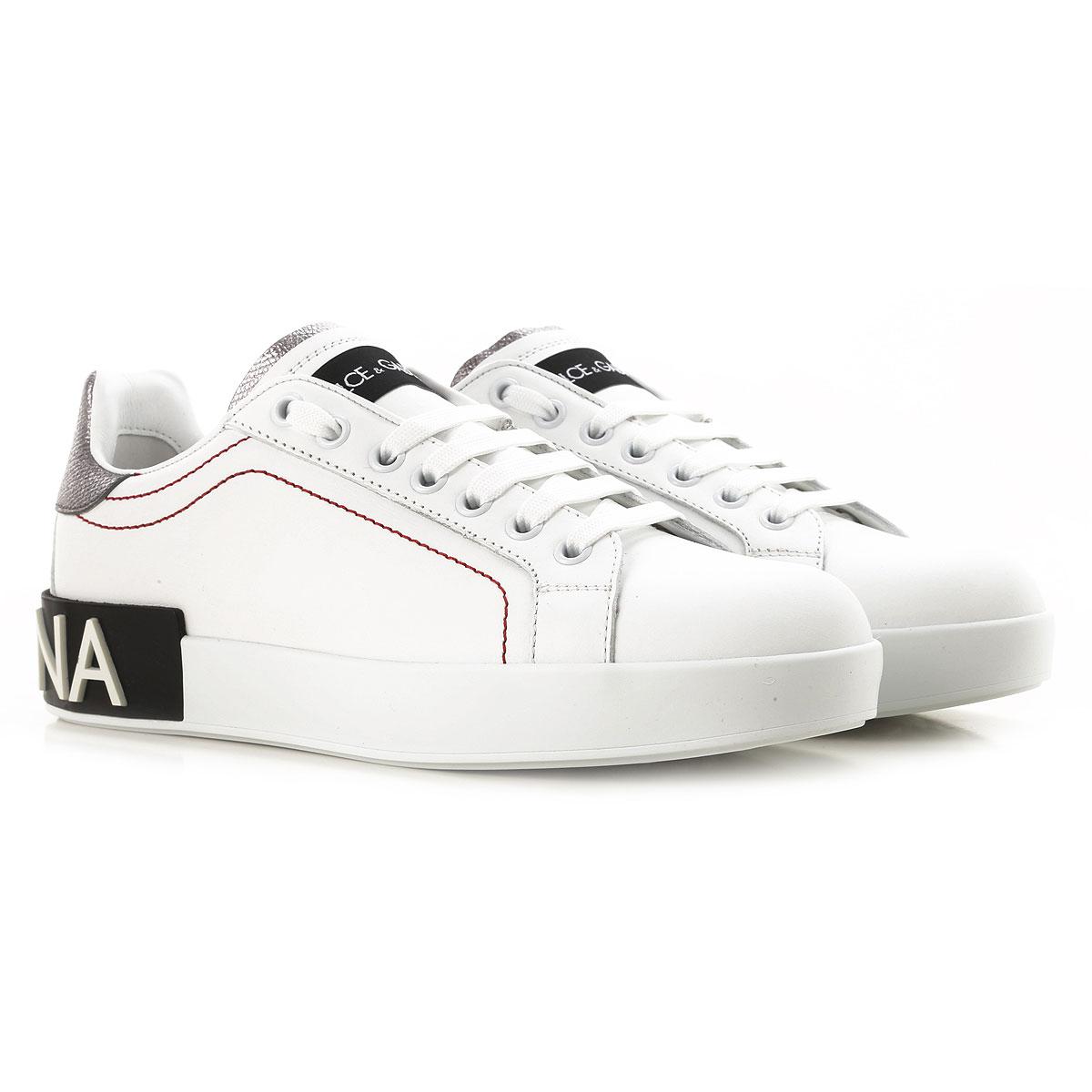 Dolce & Gabbana Leather Shoes For Women in White - Save 19% - Lyst