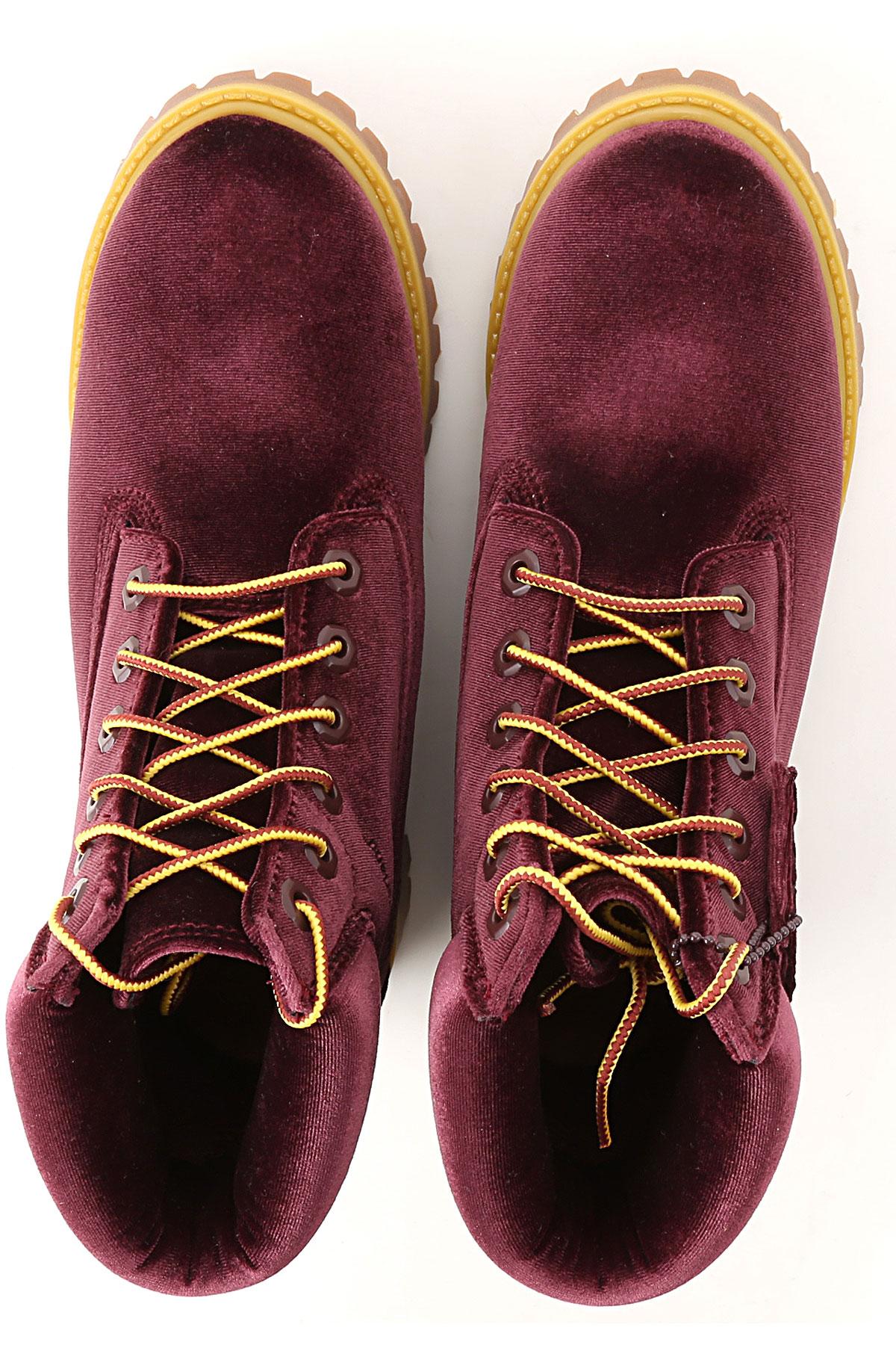 timberland off white burgundy