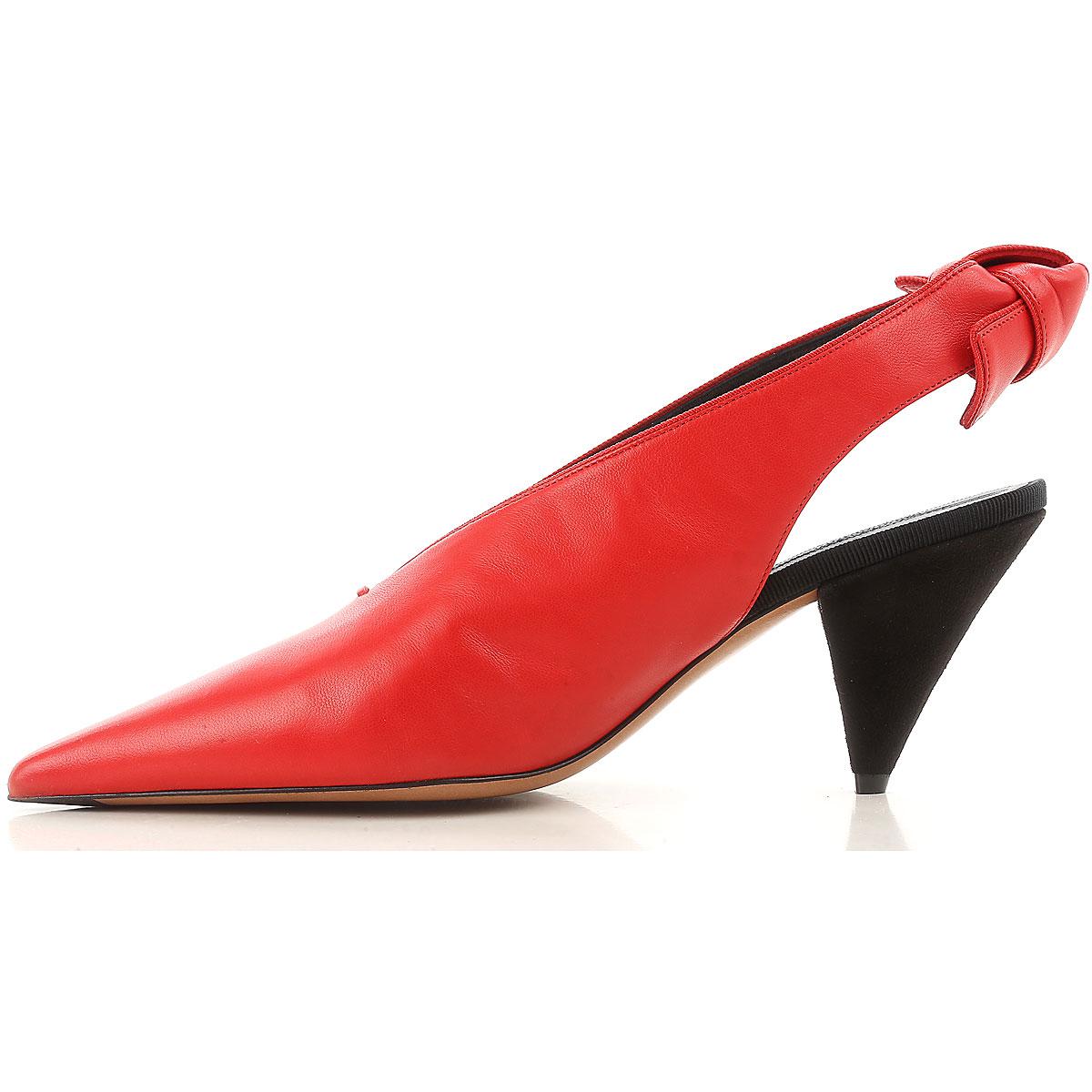 Céline Leather Shoes For Women in Red Lyst