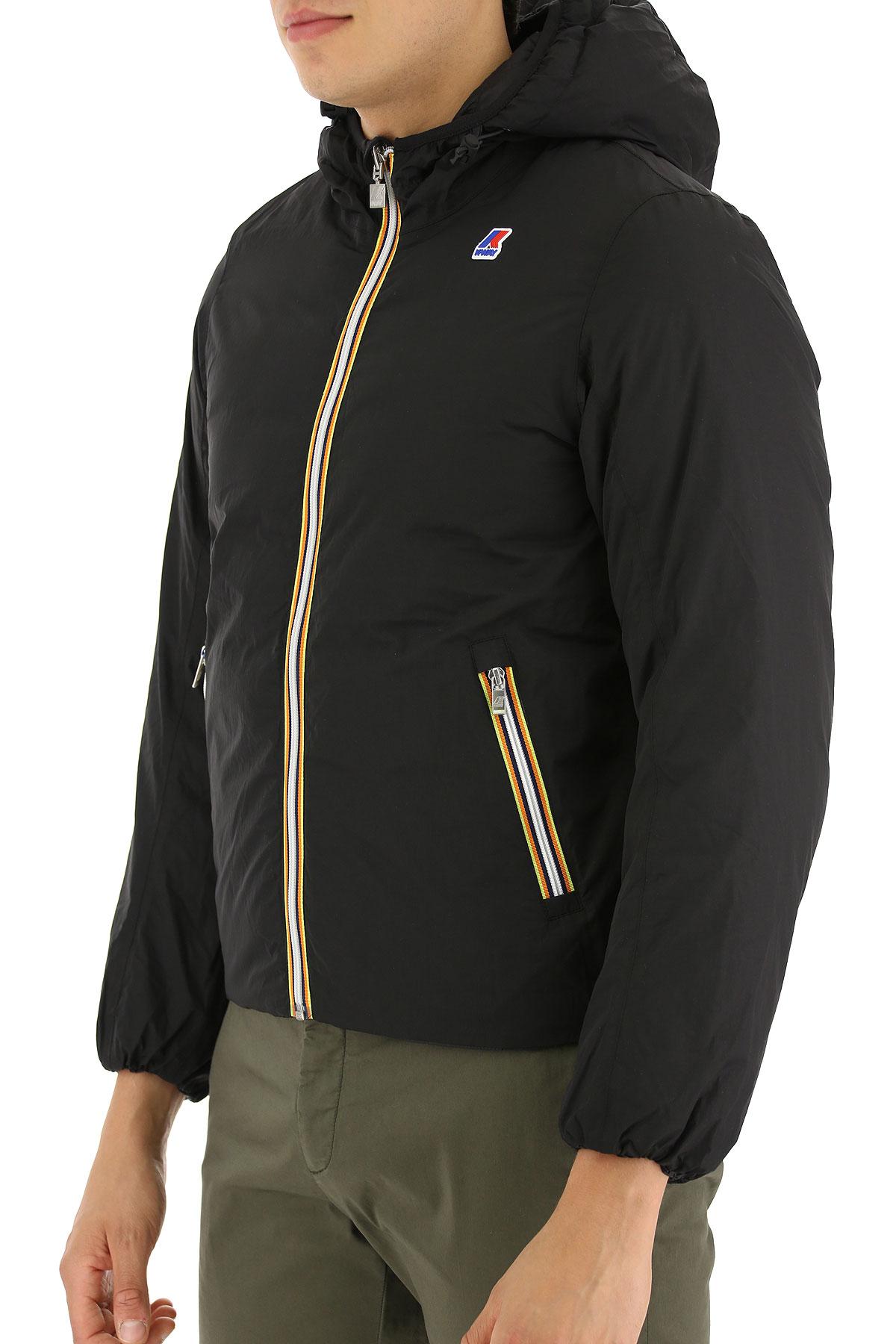 K-Way Synthetic Jacket For Men in Black for Men - Lyst