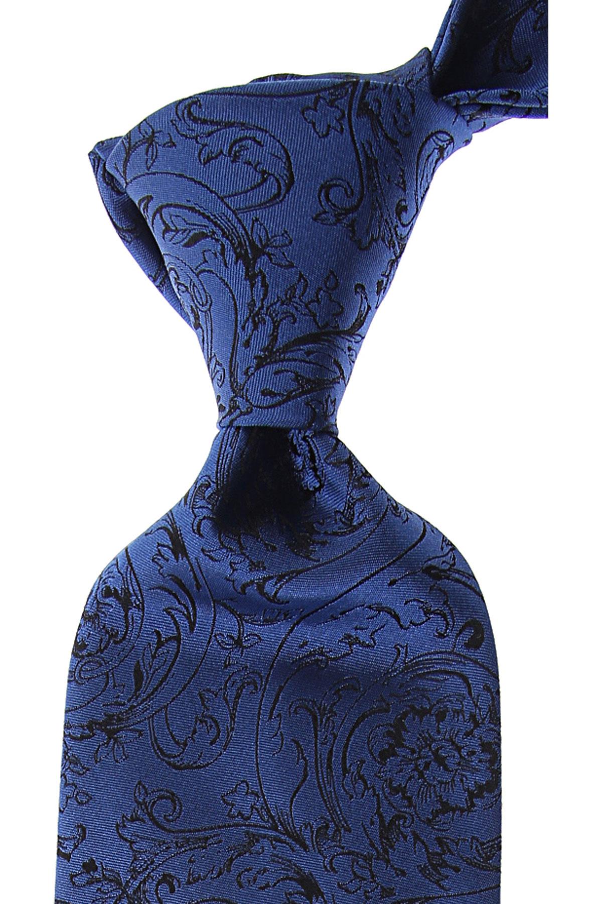 Versace Silk Ties On Sale in Light Cobalt Blue (Blue) for Men - Lyst