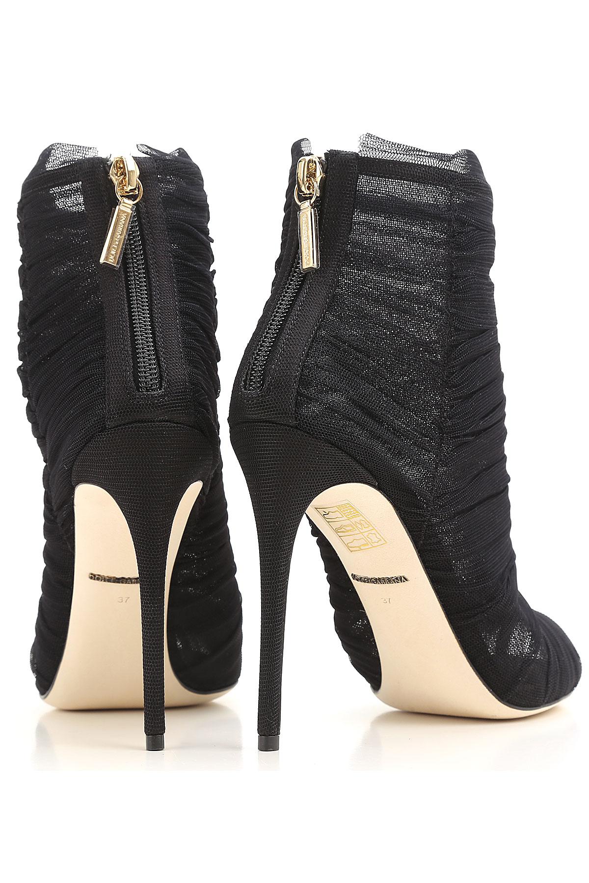 Dolce &amp; Gabbana Leather Shoes For Women in Black Lyst