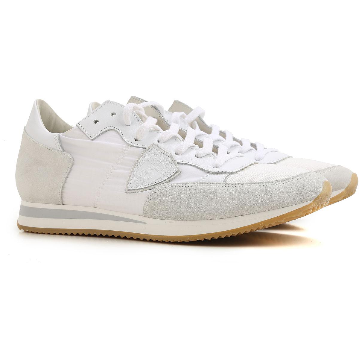 Philippe Model Leather Sneakers For Men in White for Men - Save 21% - Lyst