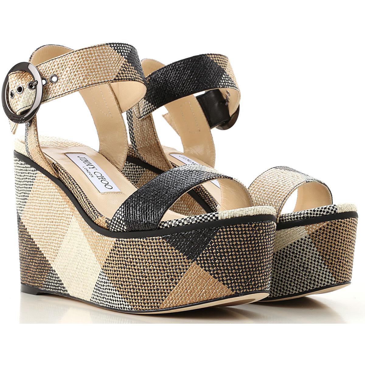 Jimmy Choo Wedges For Women On Sale in Black Lyst