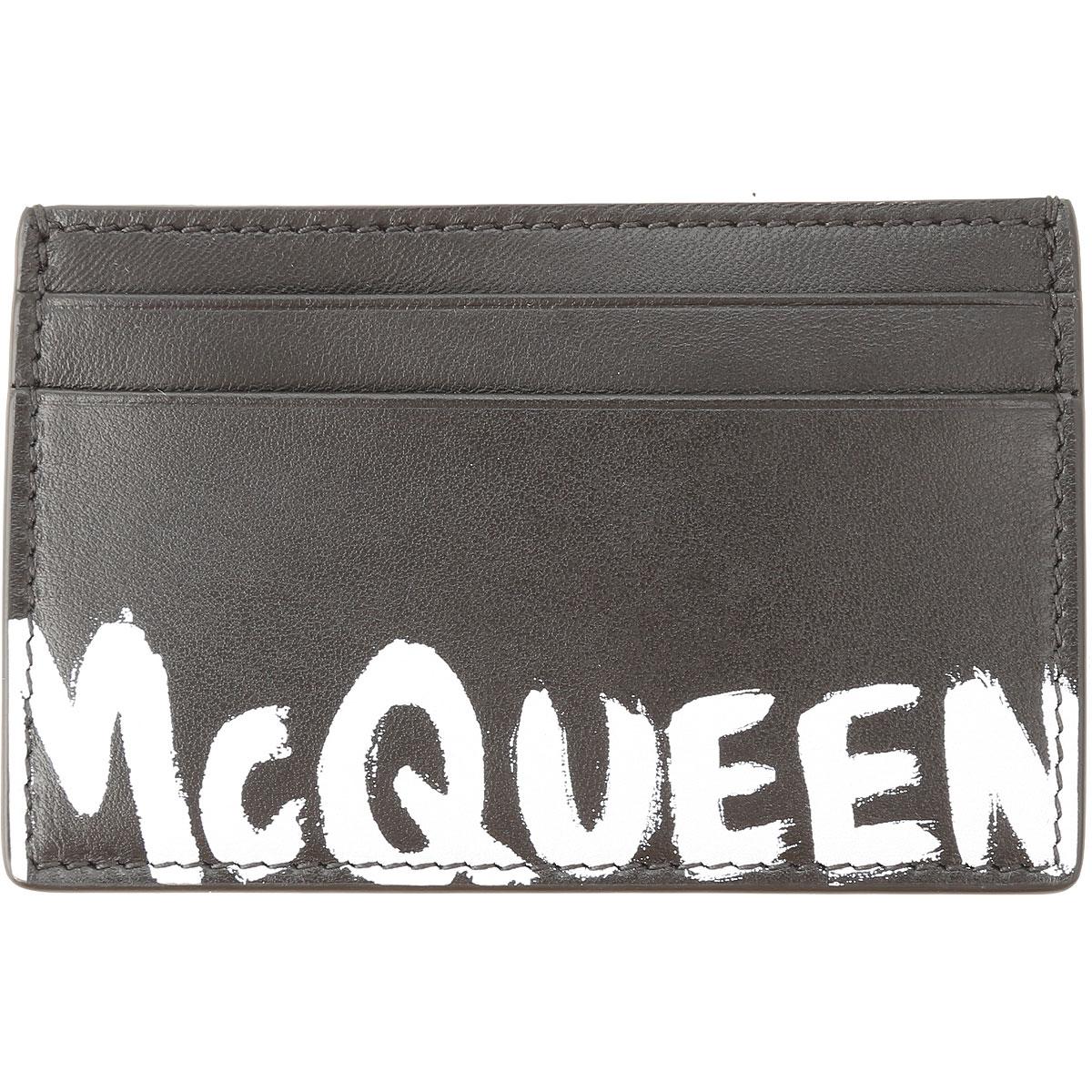 Alexander McQueen Card Holder For Men in Black for Men Lyst