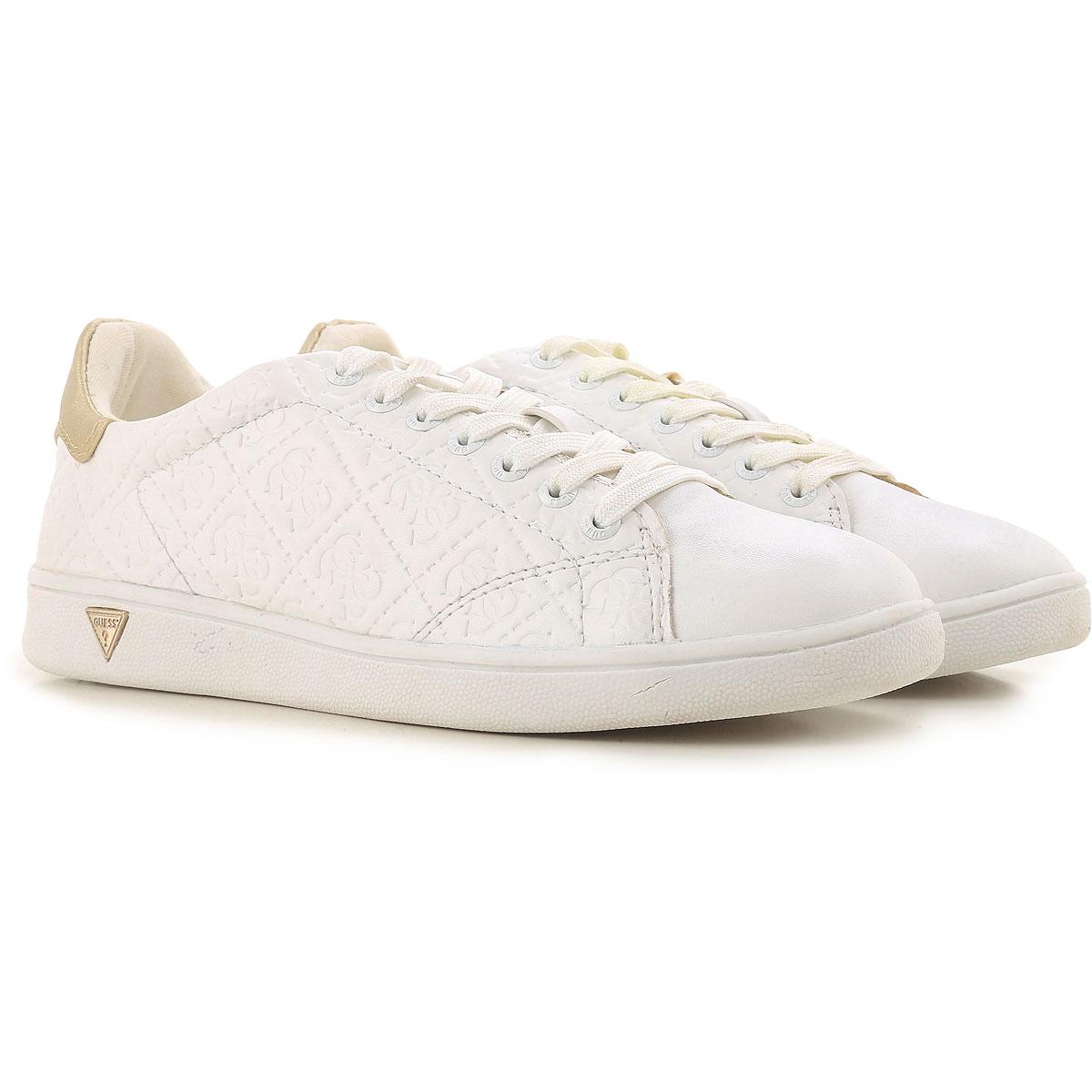 guess white sneakers women's