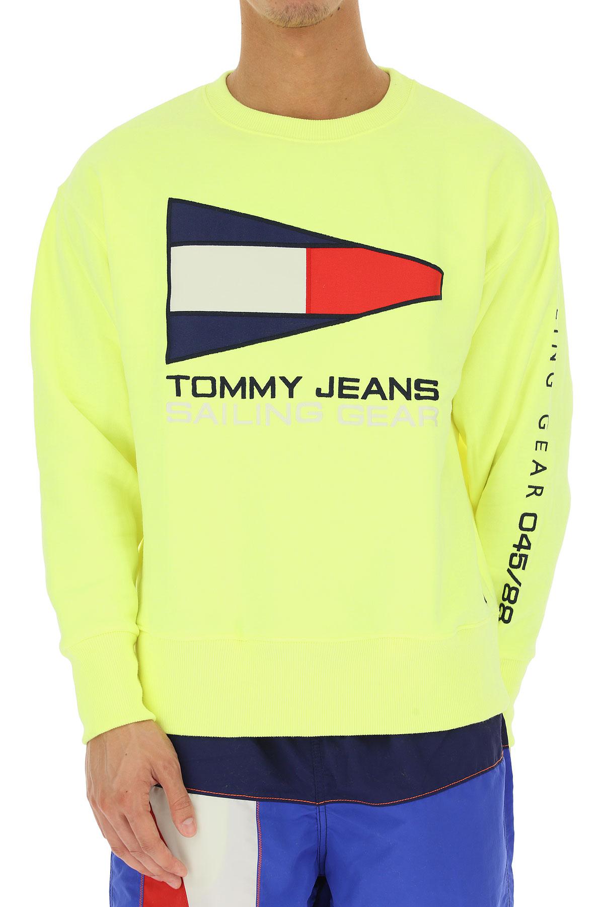 tommy jeans yellow sweatshirt