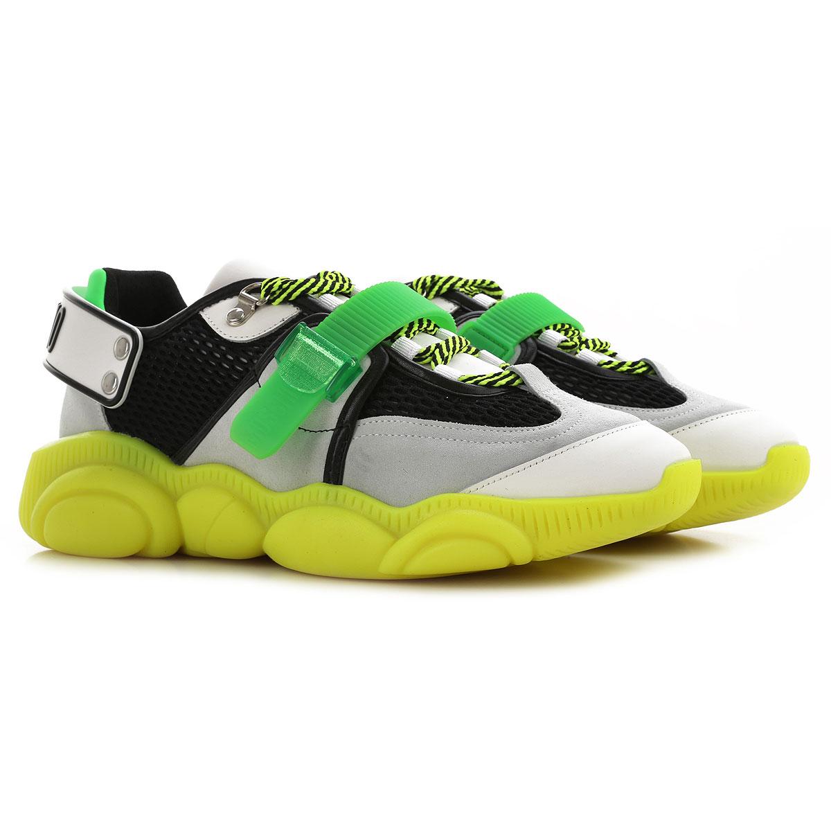 moschino fluo teddy sneakers