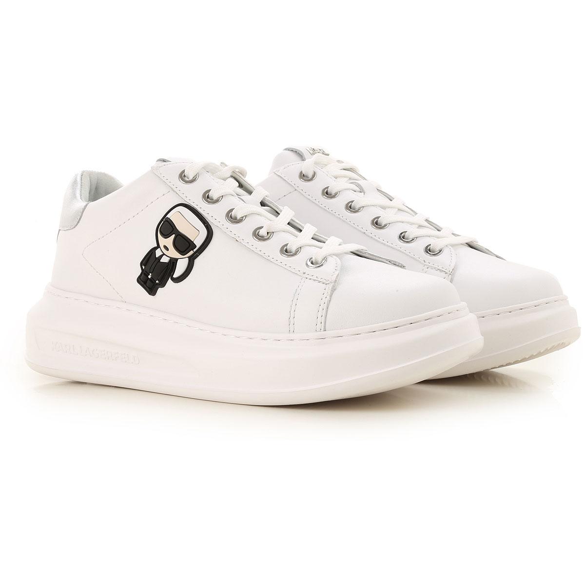 Karl Lagerfeld Sneakers For Women On Sale in White - Save 18% - Lyst