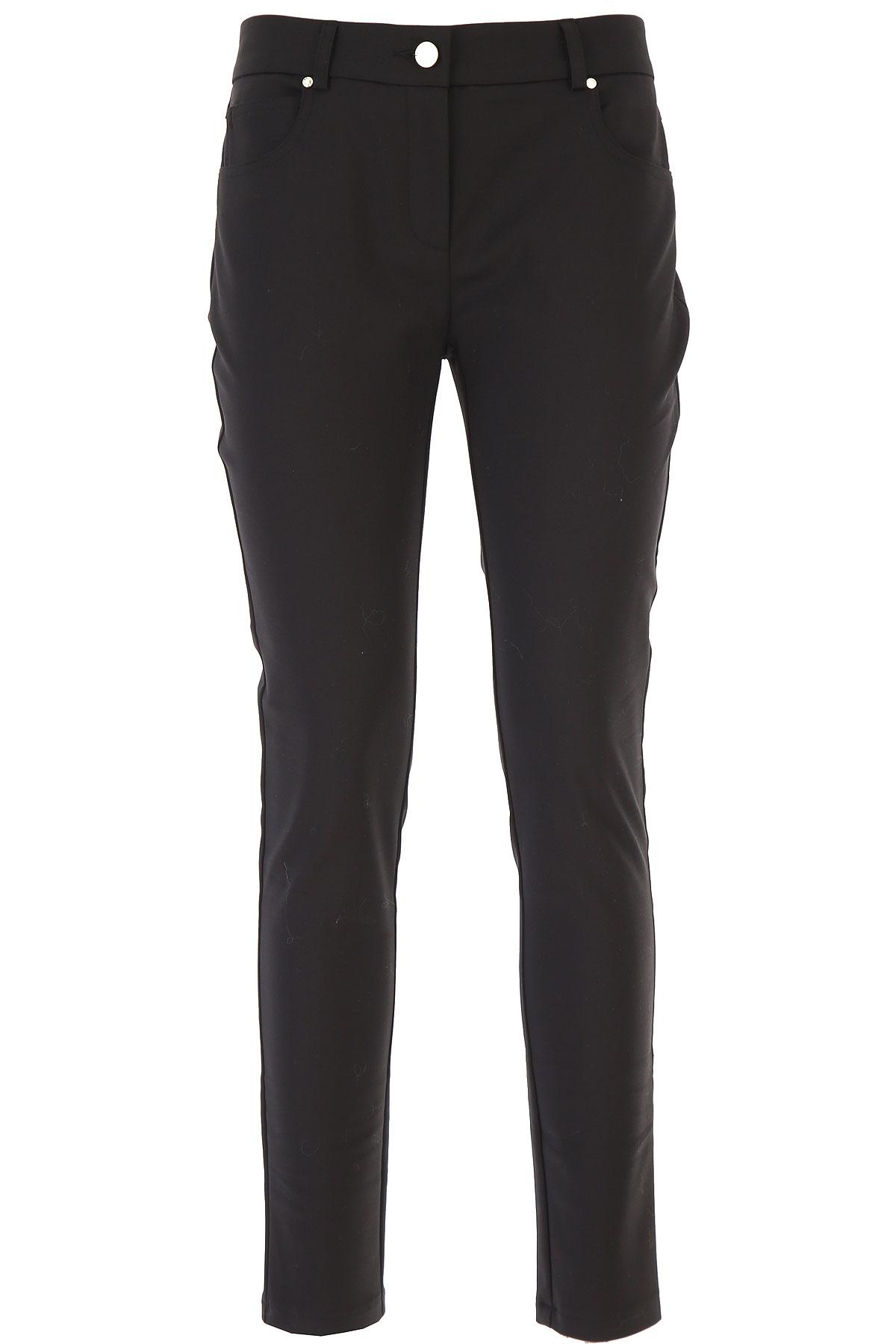 Guess Cotton Pants For Women On Sale in Black - Lyst