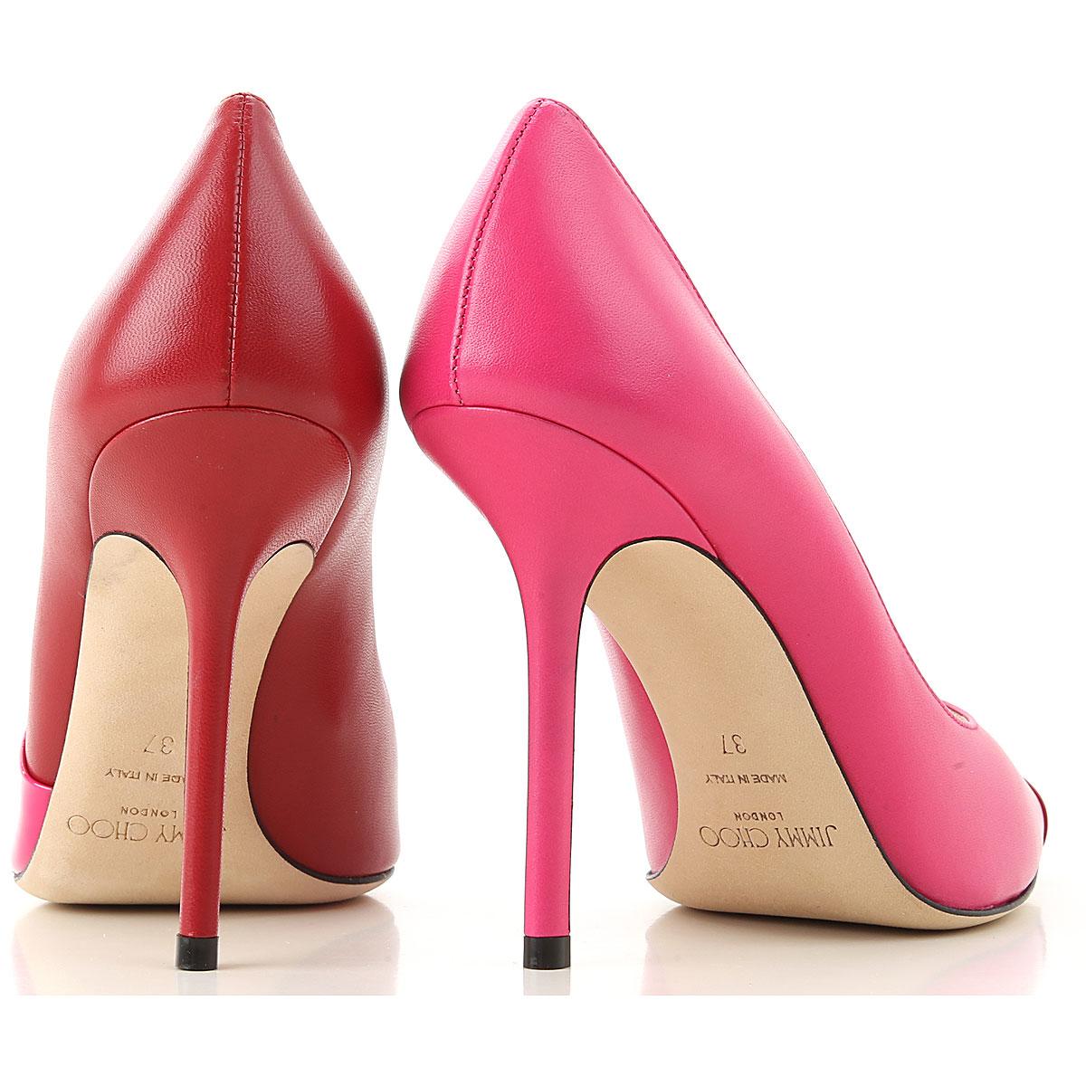 Jimmy Choo Leather Pumps & High Heels For Women in Hot Pink (Pink) - Lyst