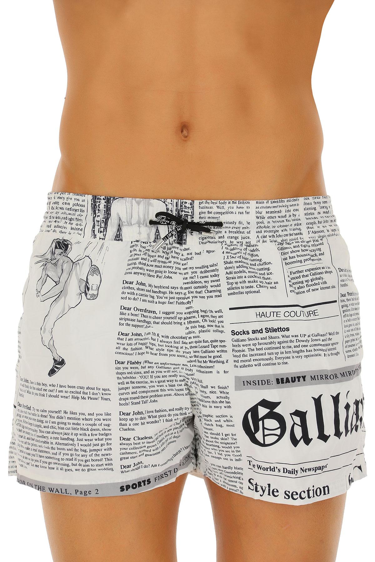 john galliano swim shorts