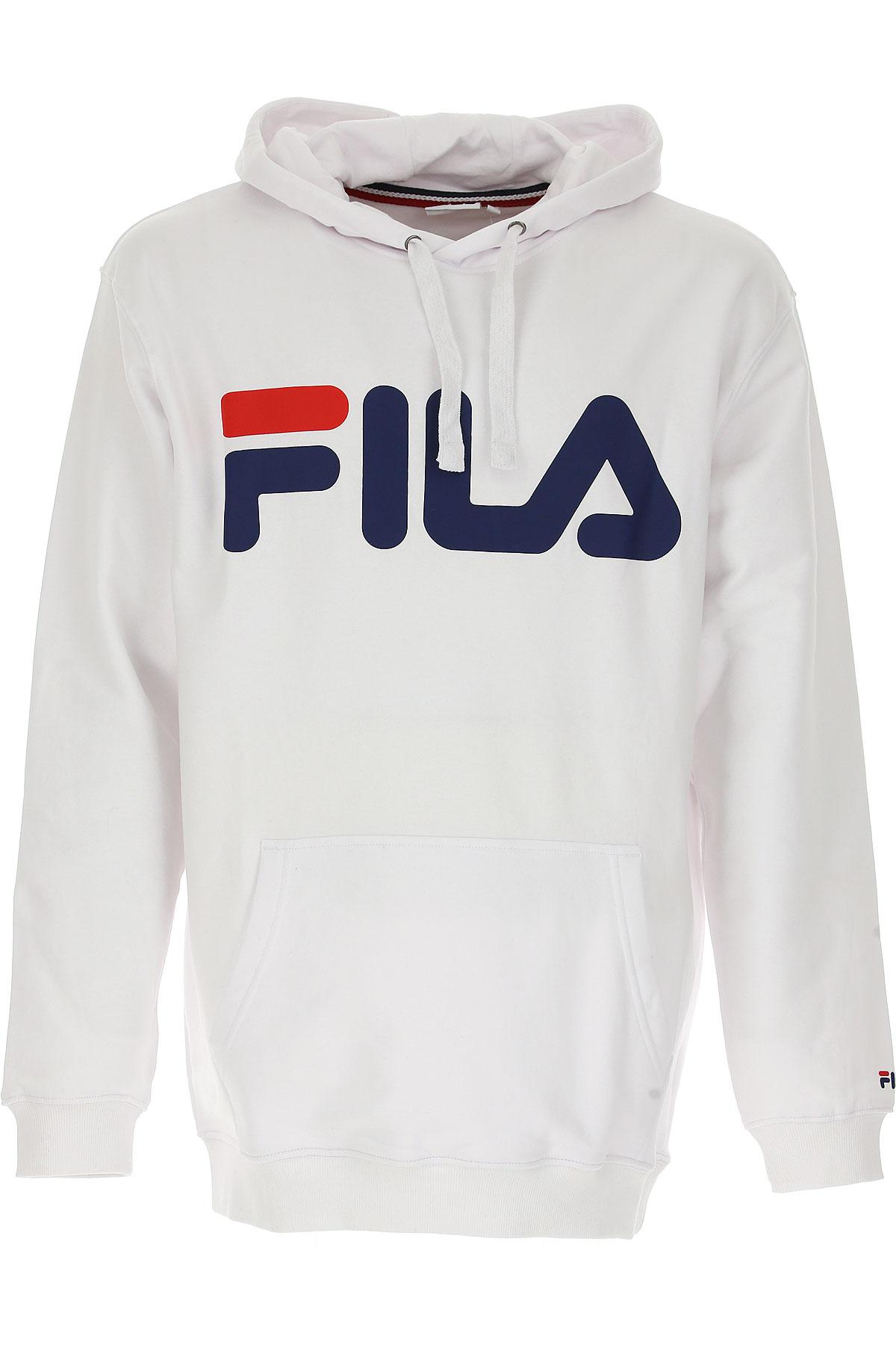 Fila Sweatshirt in White/Red/Black (White) for Men - Lyst