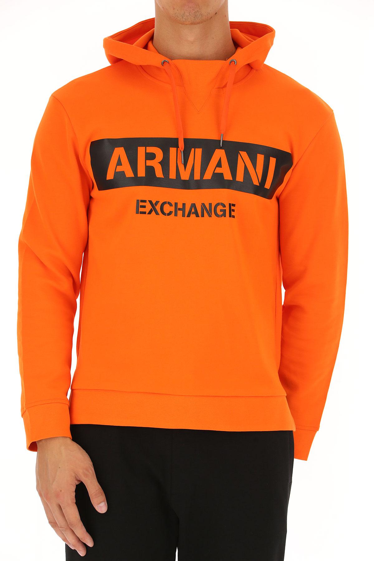 armani orange hoodie
