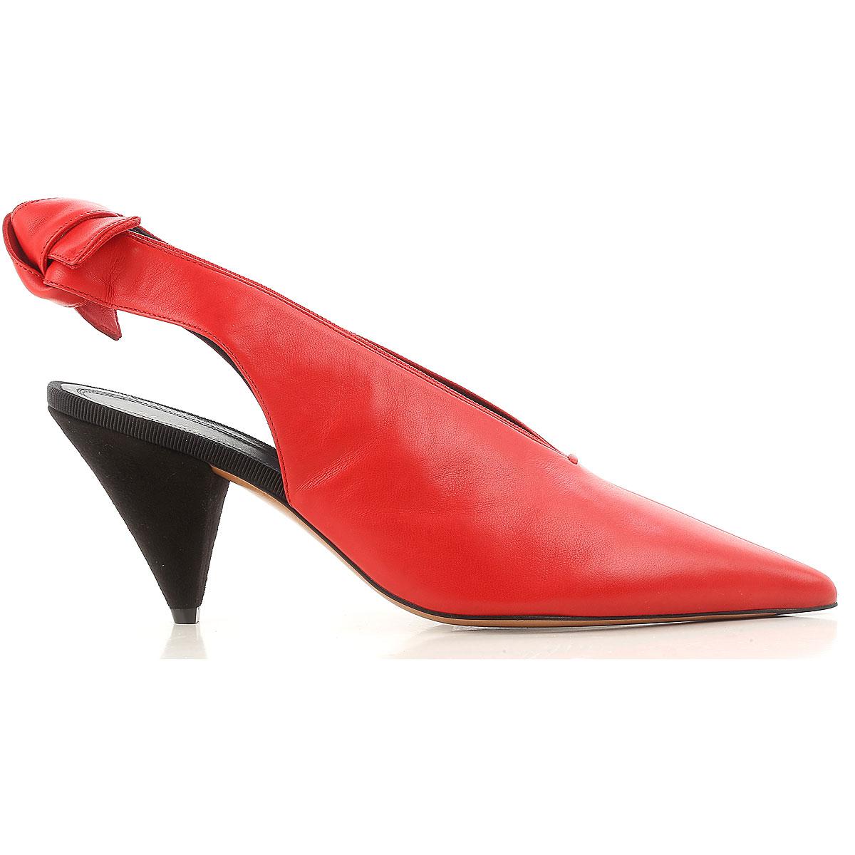 Céline Leather Shoes For Women in Red Lyst