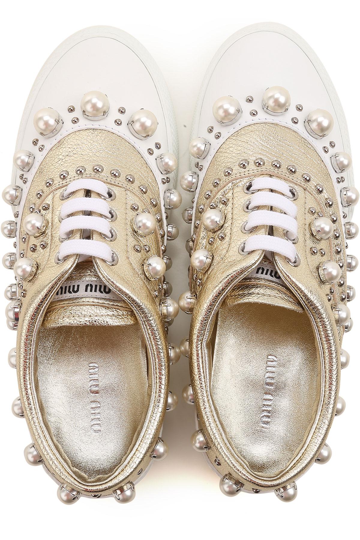 Miu Miu Sneakers For Women On Sale In Outlet in White - Lyst