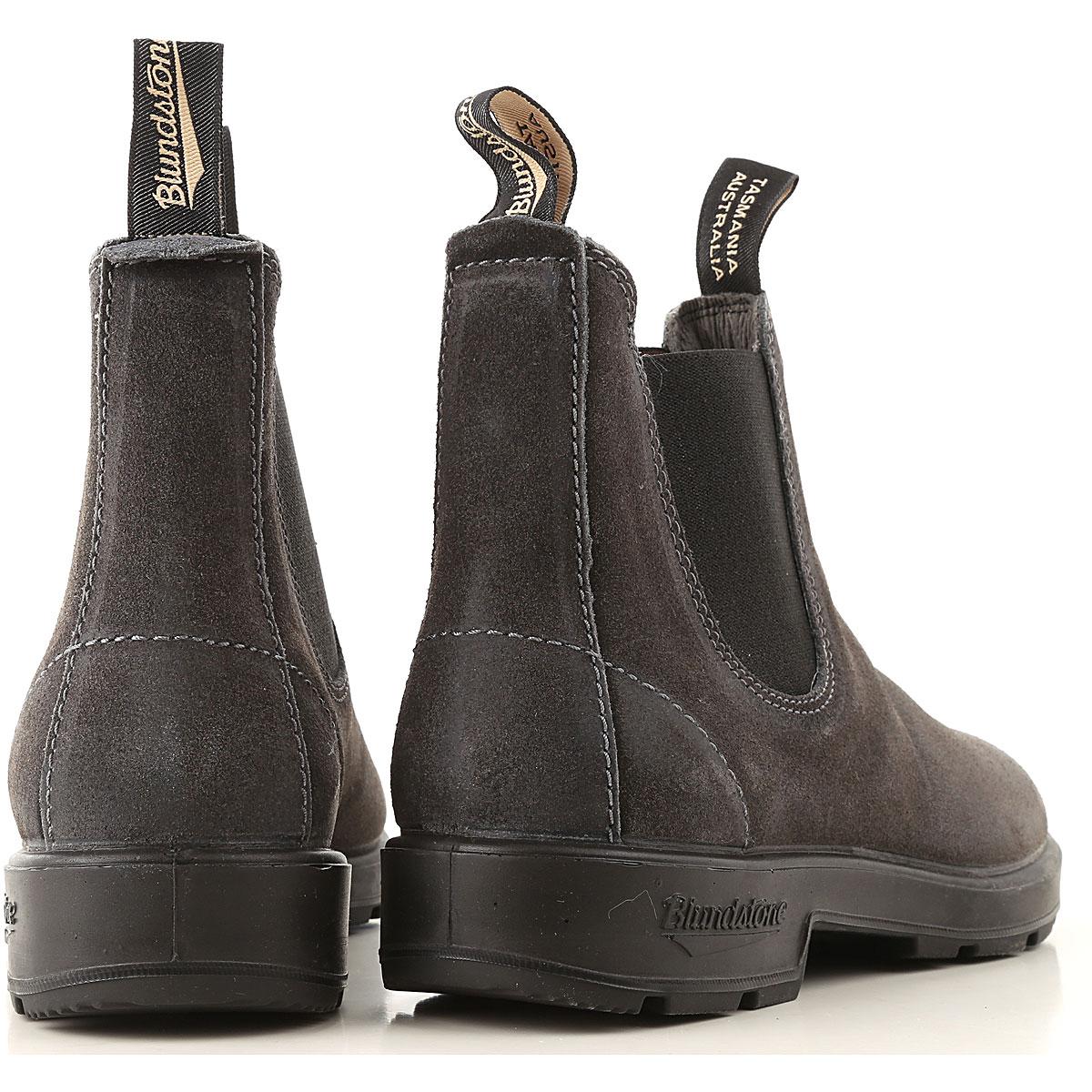 blundstone steel grey suede