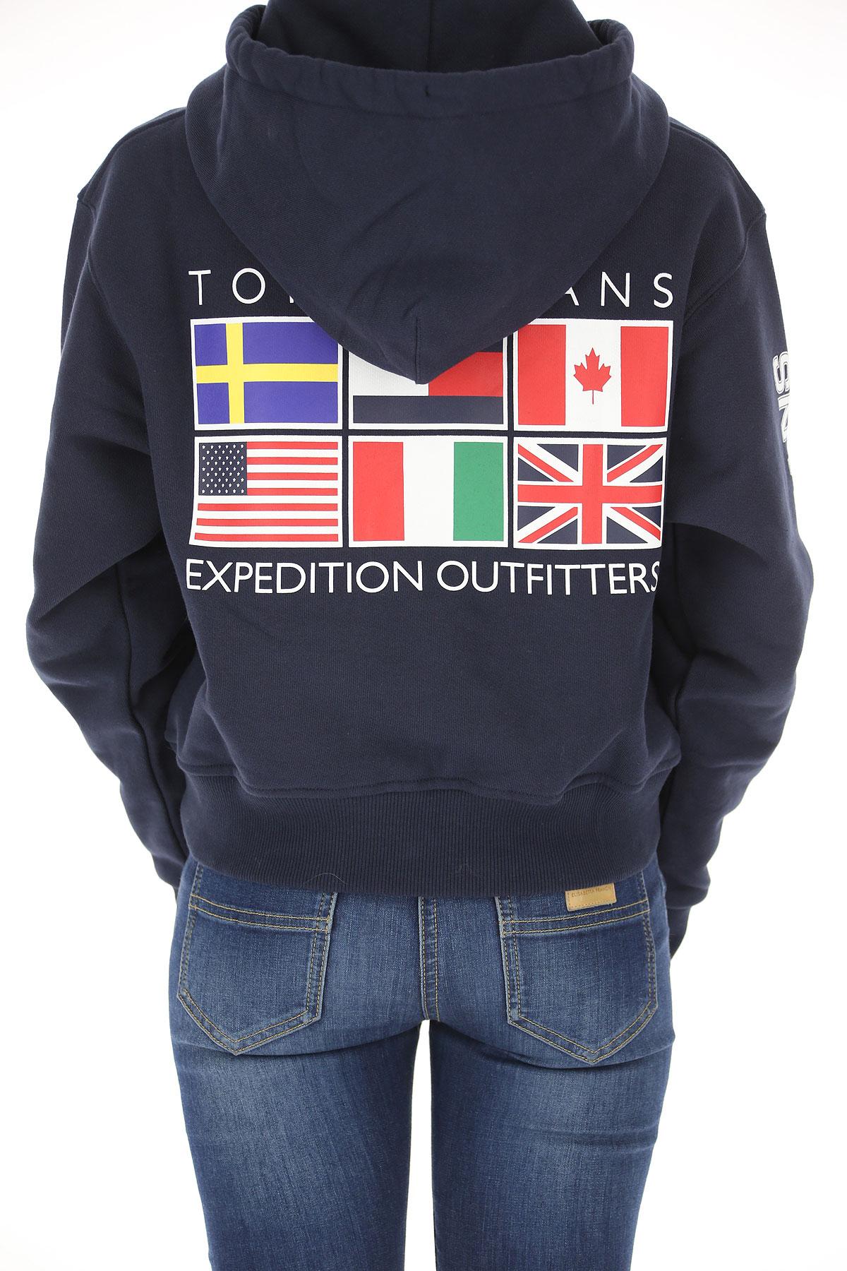 Tommy Hilfiger - Sudadera para Mujer Azul Marino Talla S Color CELESTE