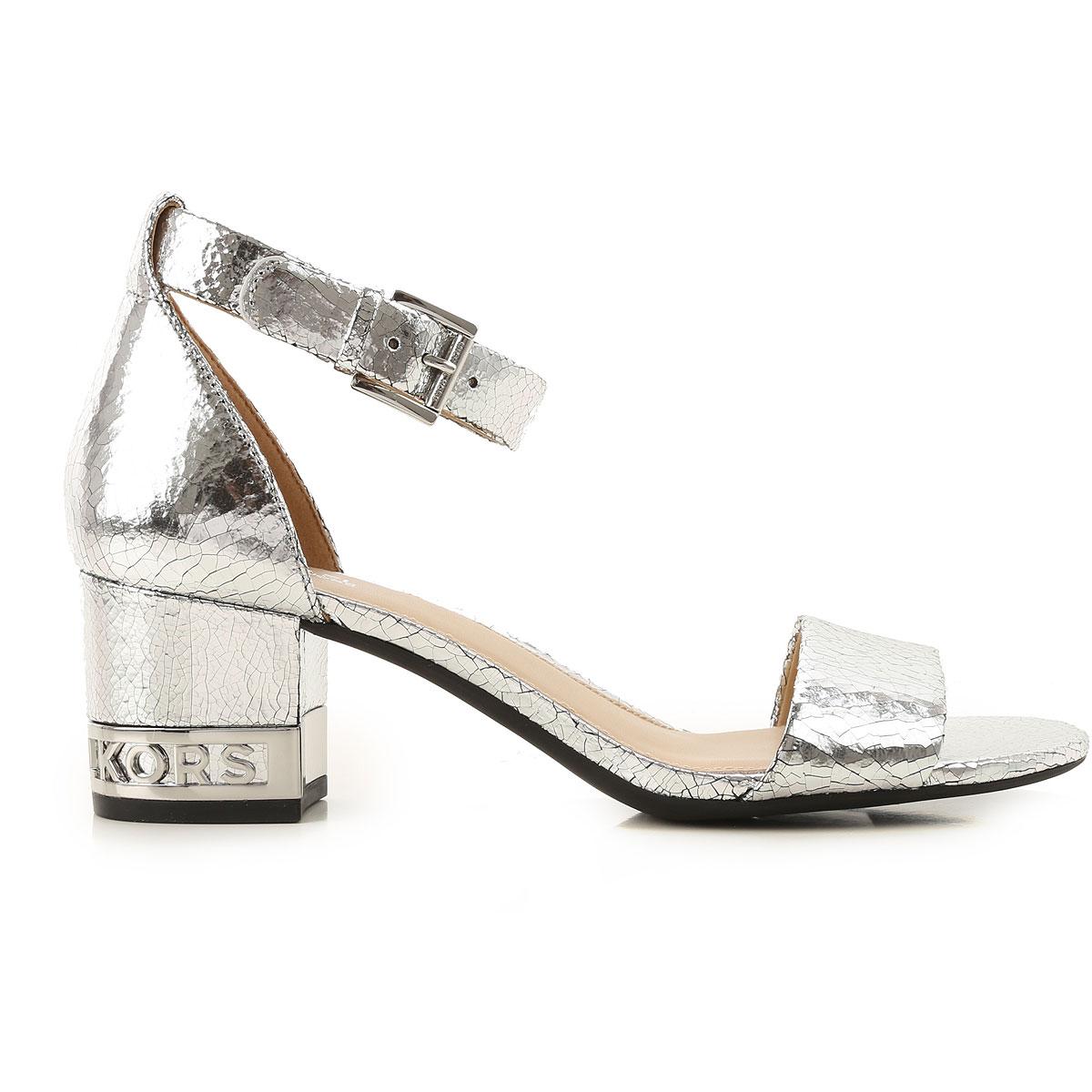 Michael Kors Sandals For Women On Sale in Silver (Metallic) - Lyst
