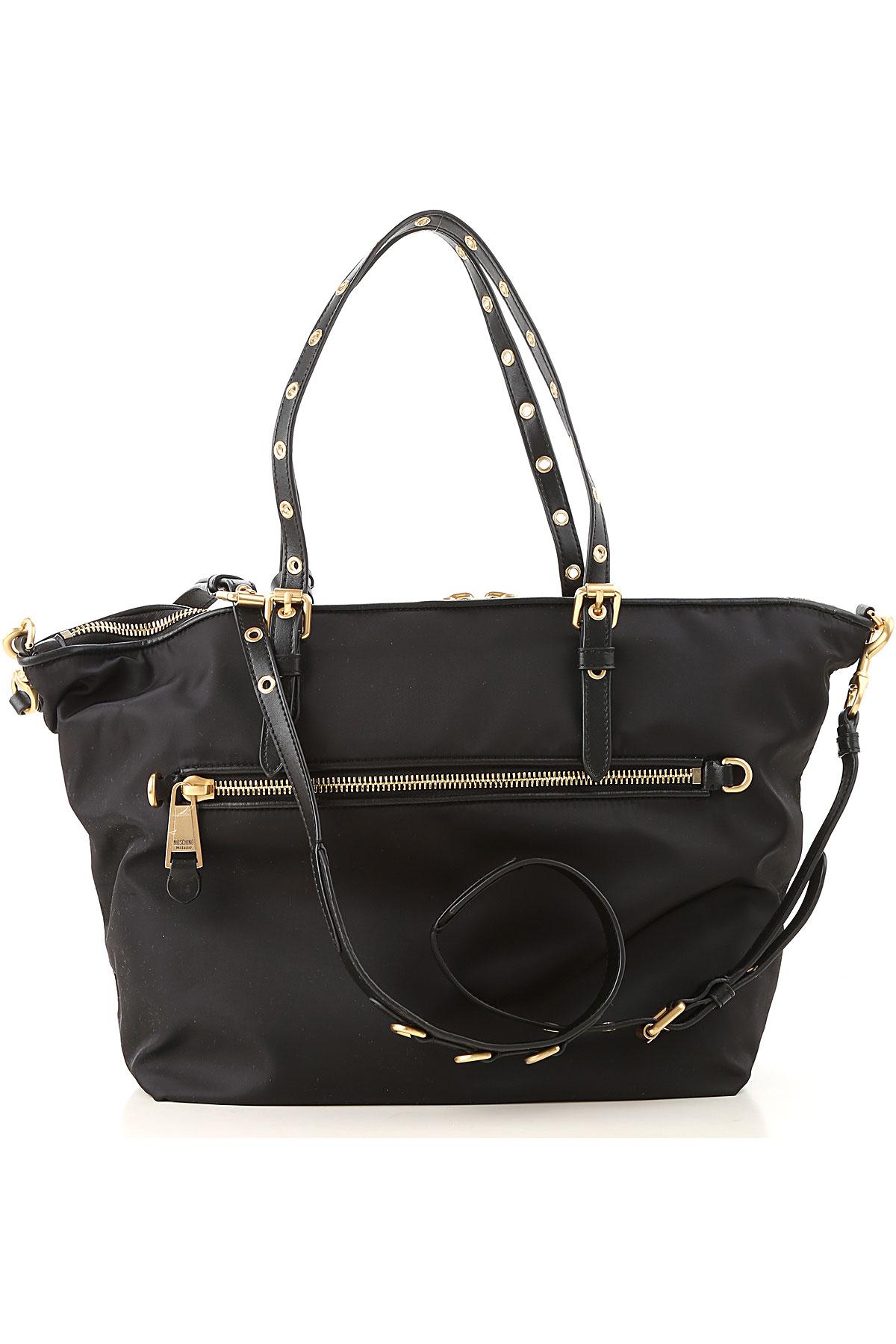 Moschino Synthetic Tote Bag in Black - Lyst