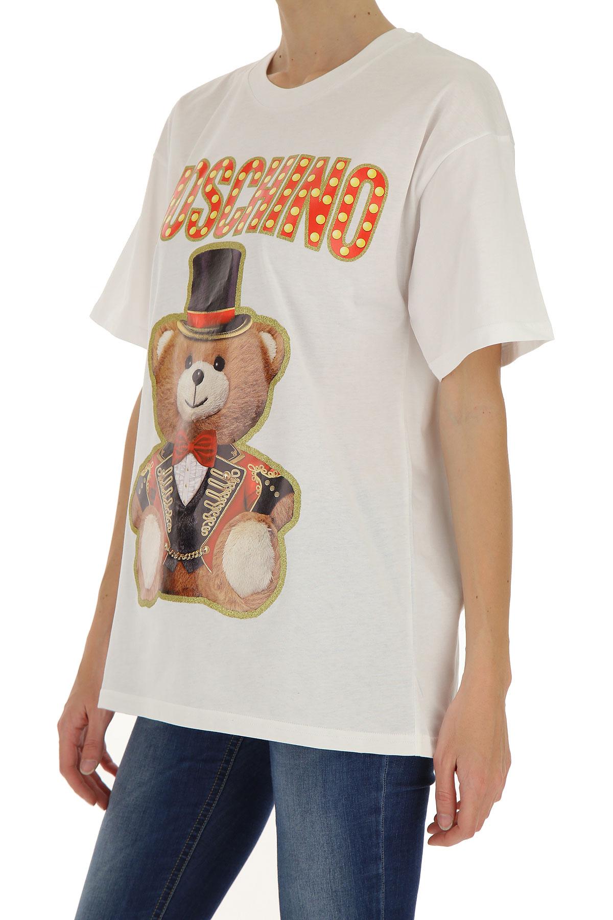 Moschino T-shirt For Women On Sale in White - Lyst