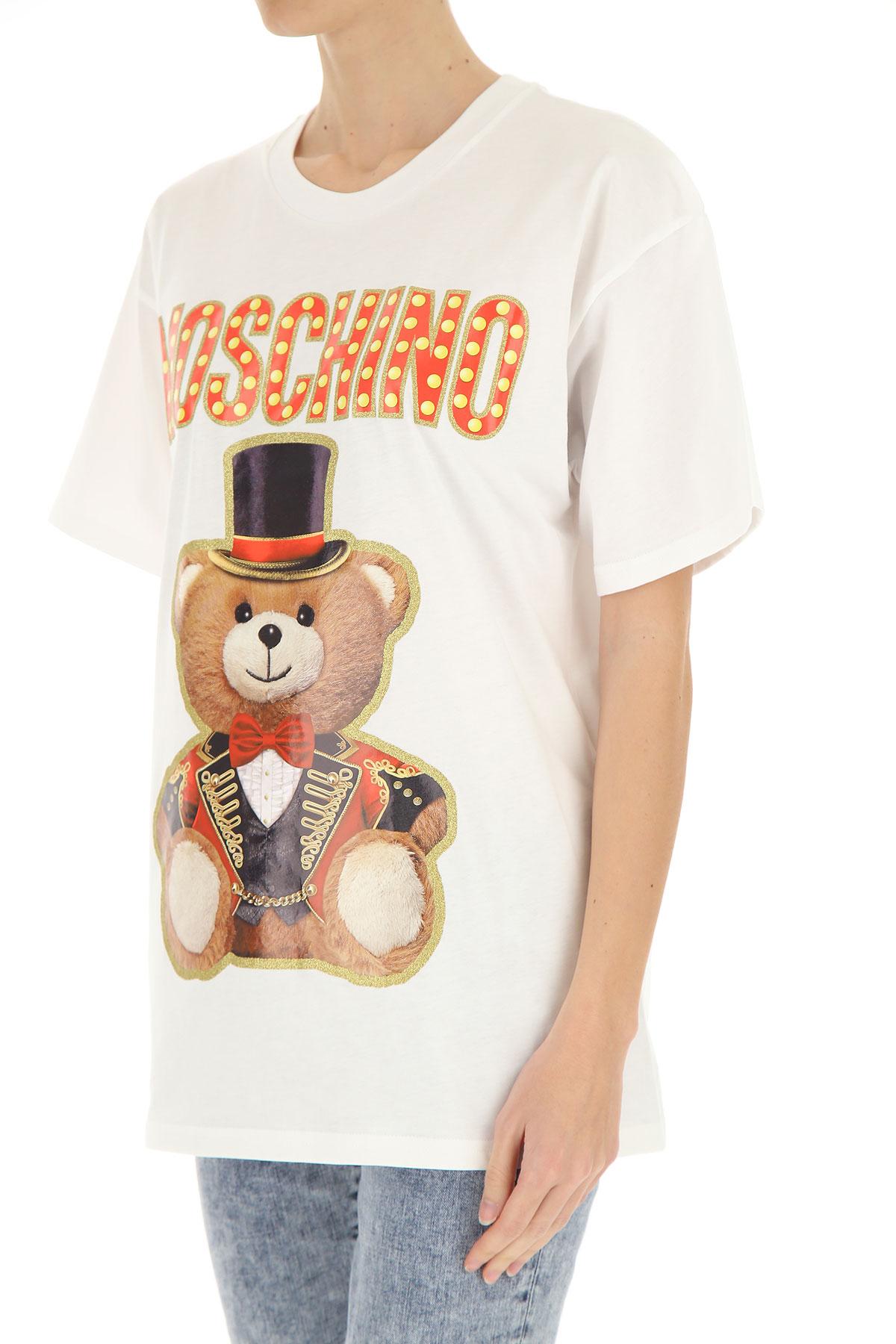 Moschino Tshirt For Women On Sale in White Lyst