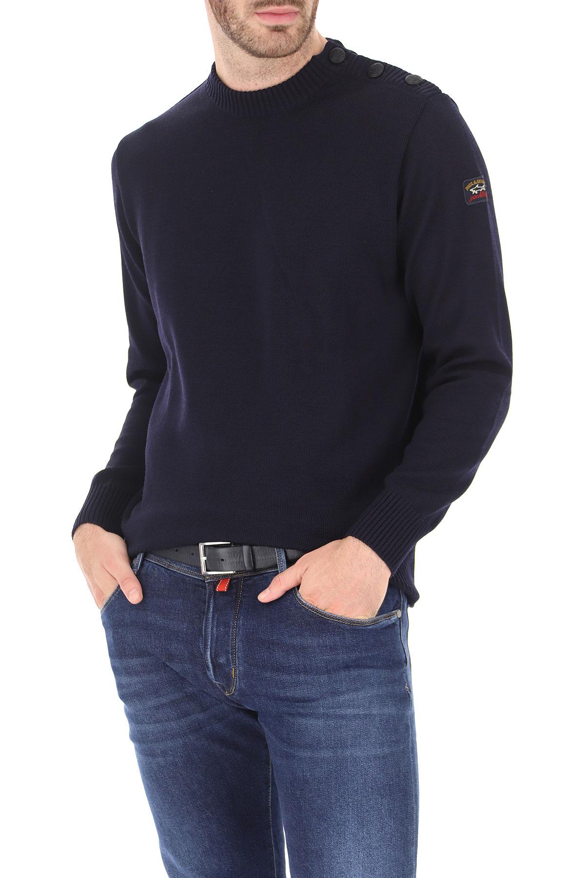 paul and shark button shoulder jumper