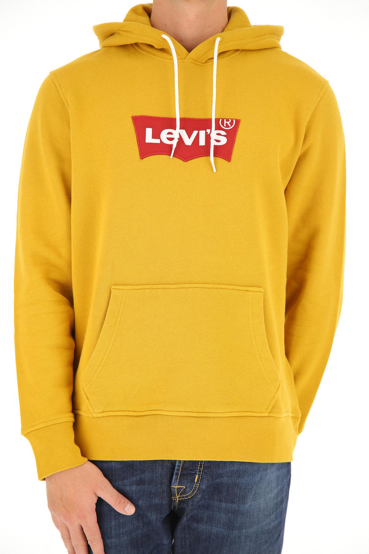 mustard levis hoodie