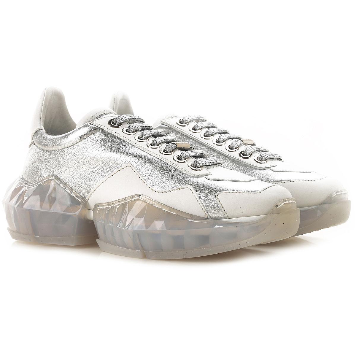 Jimmy Choo Sneakers For Women On Sale in Silver (Metallic) - Lyst