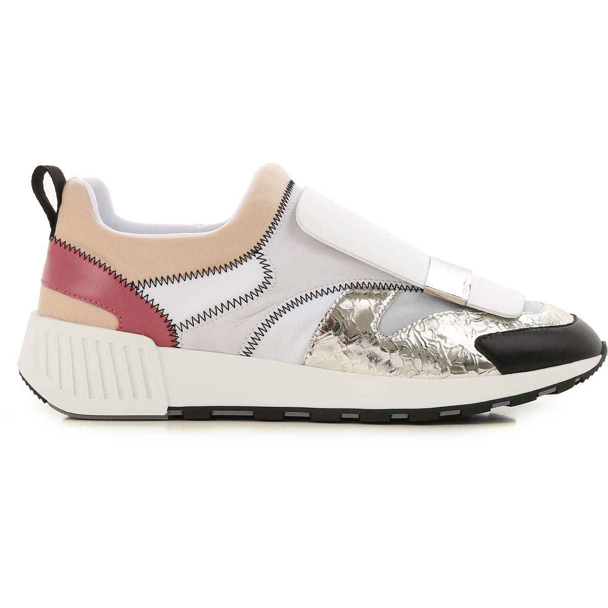 Sergio Rossi Slip On Sneakers For Women On Sale in White Lyst