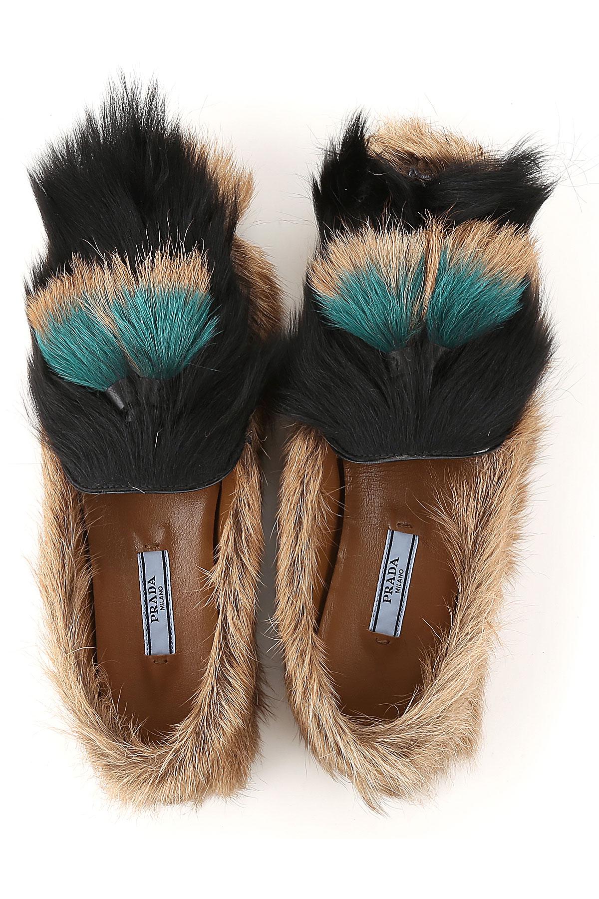 prada fur shoes