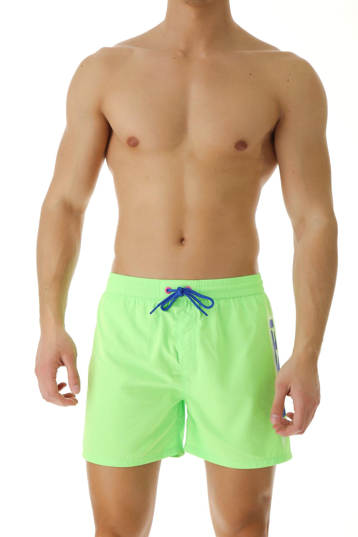 DIESEL Synthetic Swim Shorts Trunks For Men in Green for Men - Lyst
