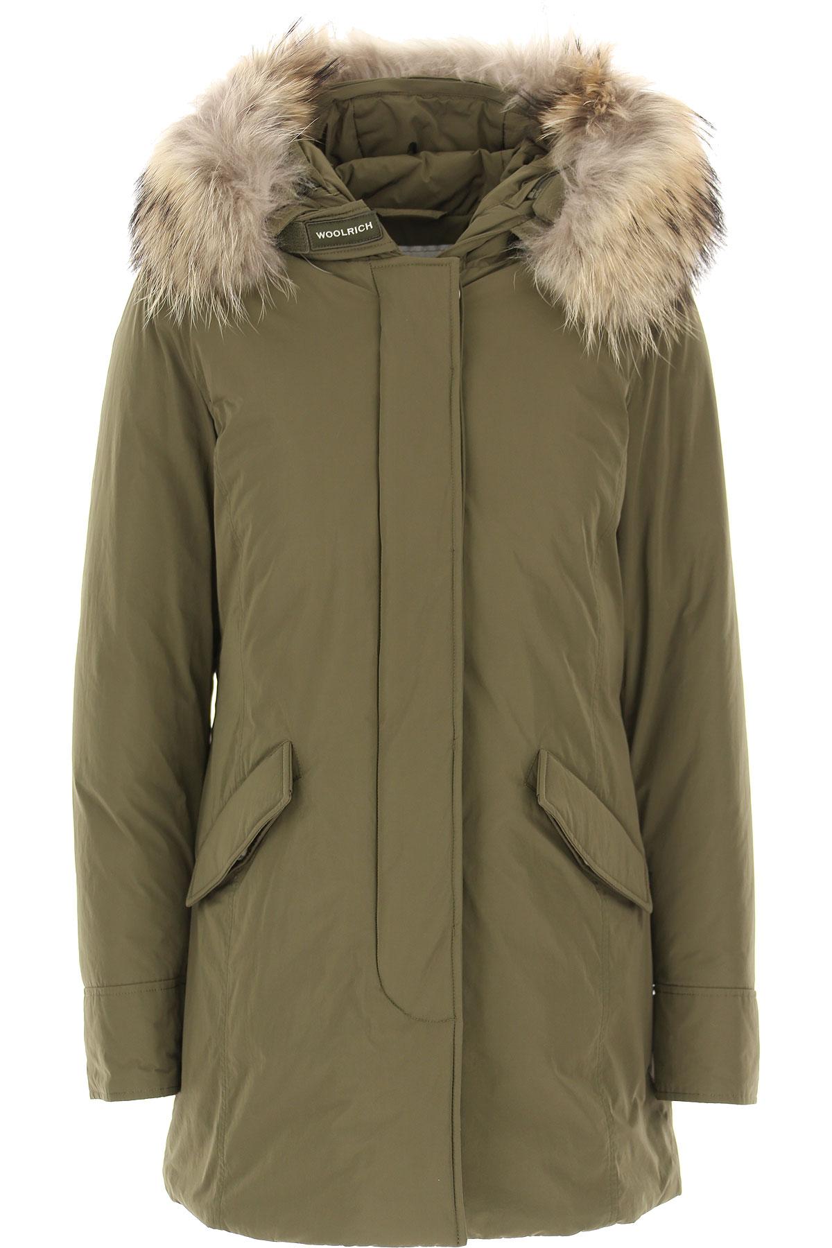 Woolrich Arctic Down Parka With Genuine Coyote Fur Trim in Military ...