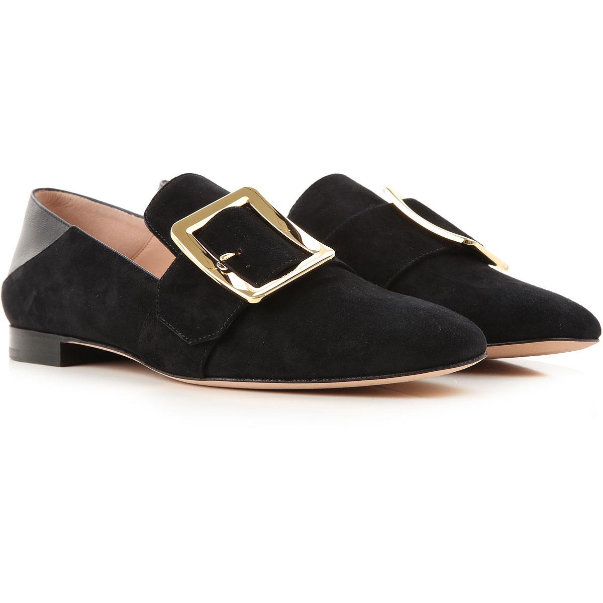 Bally Leather Shoes For Women in Black - Lyst