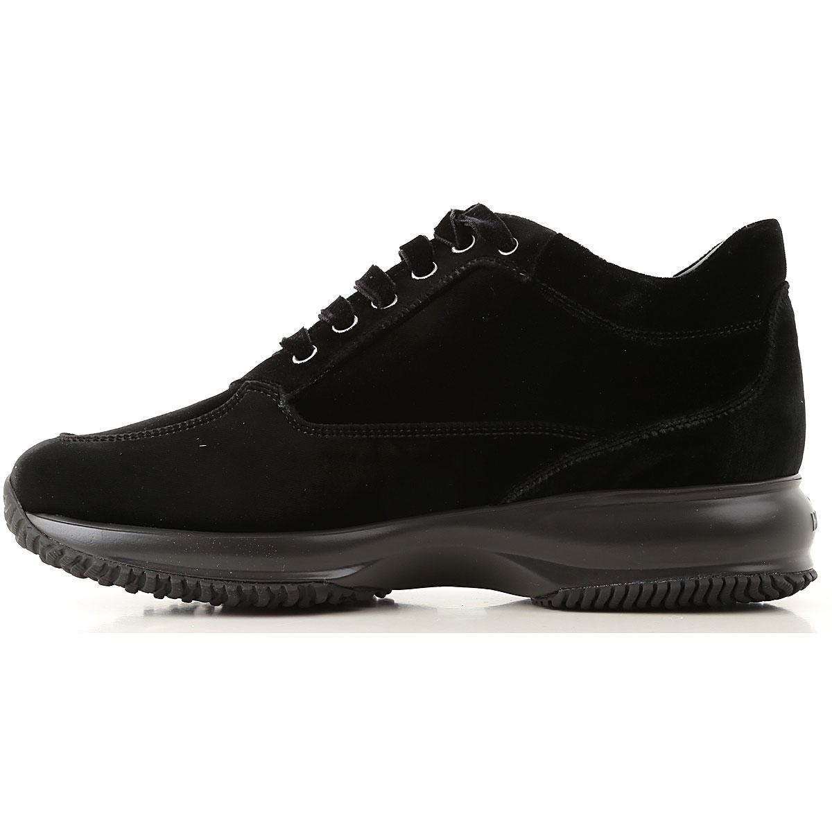Hogan Leather Sneakers For Women On Sale In Outlet in Black - Lyst